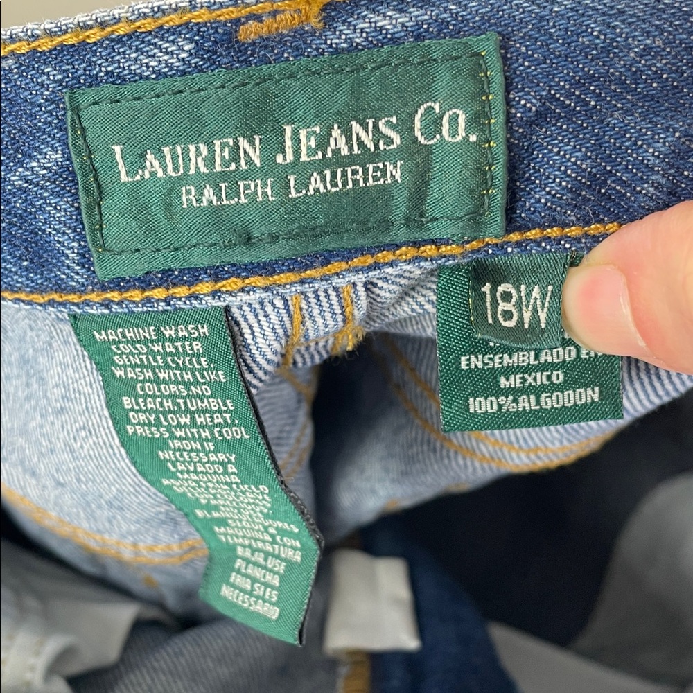Lauren Jeans Co Ralph Lauren Vintage High Waist Mom Jeans - Picture 2 of 12